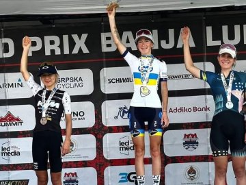 Лучанка Яна Беломоіна завоювала «золото» на гонці в Боснії та Герцеговині