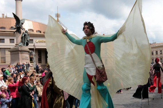 Парад з нагоди 760-річчя Львова. ФОТО. ВІДЕО