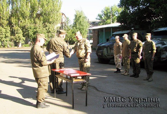 Волинські ДАІшники прибули з АТО у повному складі. ФОТО