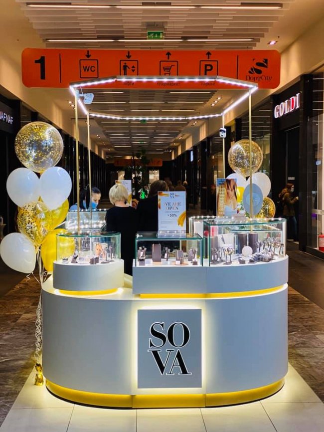 Ювелірний бренд «SOVA» – відтепер у «ПортCity»*