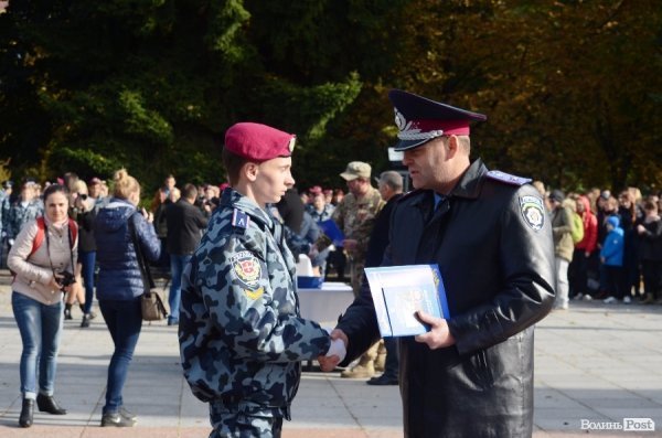 Майбутніх правоохоронців посвятили в ліцеїсти. ФОТО