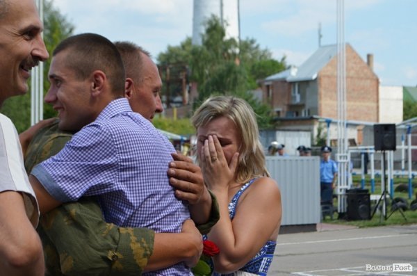 Волинські «нацгвардійці» повернулися додому. ФОТО. ВІДЕО