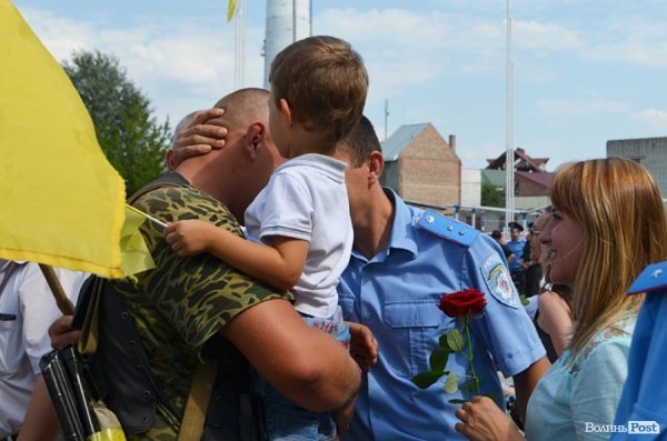 Волинські «нацгвардійці» повернулися додому. ФОТО. ВІДЕО