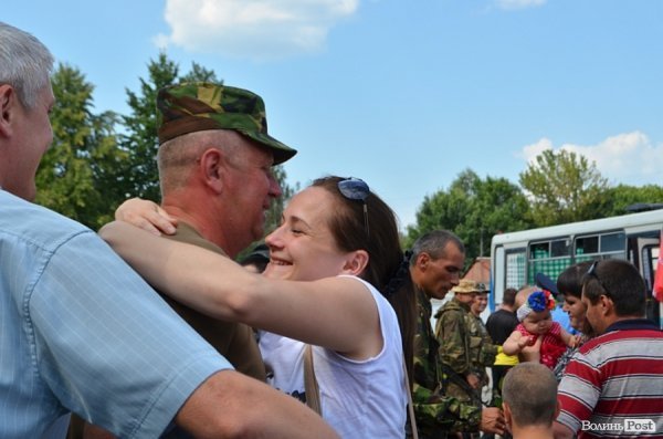 Волинські «нацгвардійці» повернулися додому. ФОТО. ВІДЕО