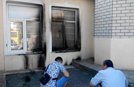 У Криму хотіли спалити мечеть. ФОТО