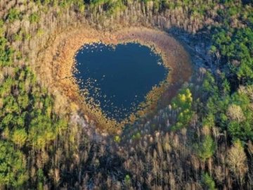 Неймовірна краса: серце Шацьких озер із висоти пташиного польоту