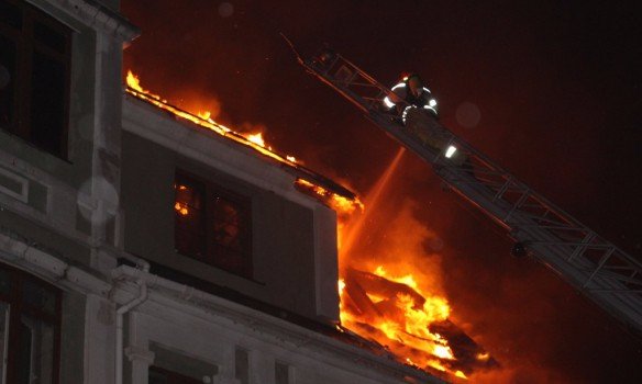 У Києві згорів гуртожиток, в якому жили переселенці