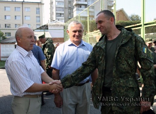 Волинські міліціонери зведеного загону вирушили в зону АТО. ФОТО