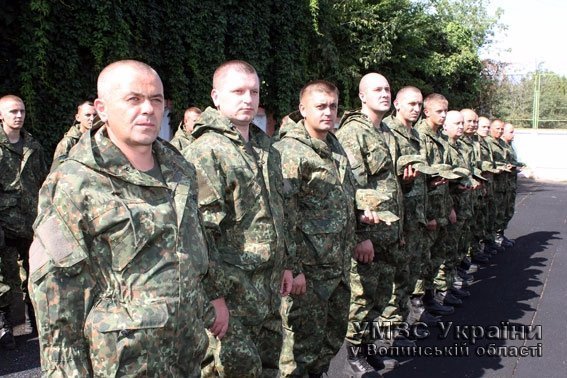 Волинські міліціонери зведеного загону вирушили в зону АТО. ФОТО