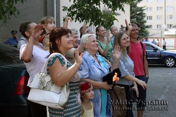 Волинські міліціонери зведеного загону вирушили в зону АТО. ФОТО