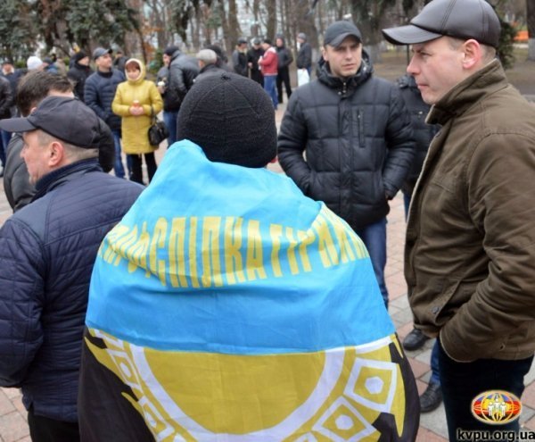 Під стінами Верховної Ради - протест шахтарів. ФОТО