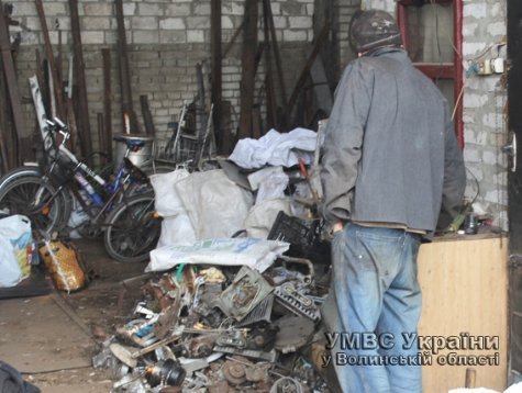 На Волині прикрили незаконний пункт прийому металобрухту. ФОТО