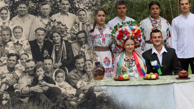На Волині відтворили весілля за фотографією 1959 року
