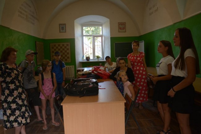 Волинські школярі отримали подарунки від польських байкерів. ФОТО