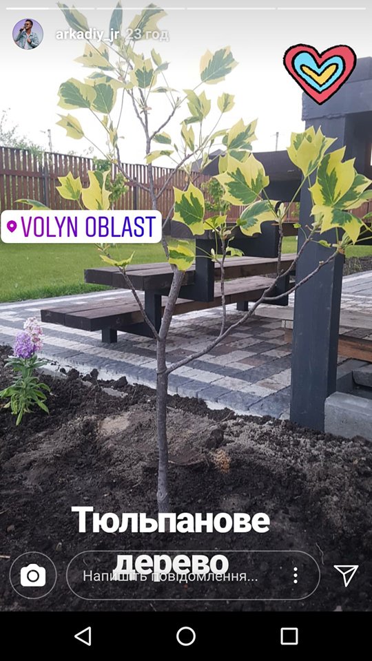 Відомий співак похвалився, як садить дерева на Волині