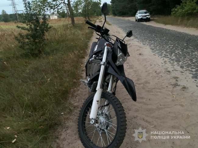 Неповнолітні мотоциклісти: в аваріях на Волині травмувалося п'ятеро підлітків