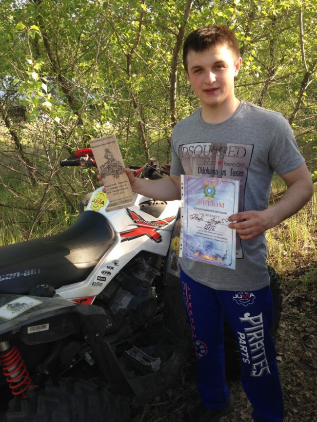 Волинянин став призером чемпіонату з гонок на квадроциклах