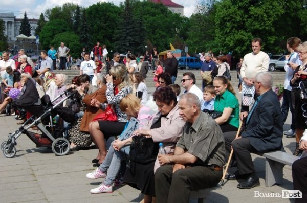 У Луцьку – святковий концерт до Дня Перемоги. ФОТО