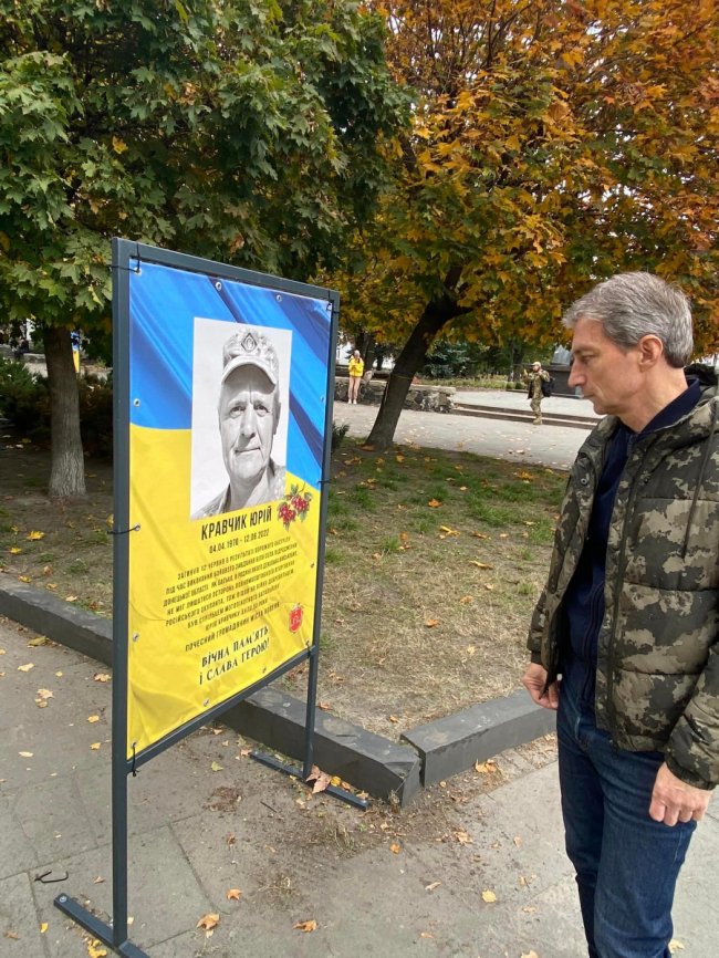 У місті на Волині встановили бігборди зі світлинами загиблих у війні з Росією захисників