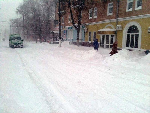 Як замітало Нововолинськ. ФОТО