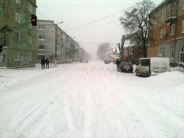Як замітало Нововолинськ. ФОТО