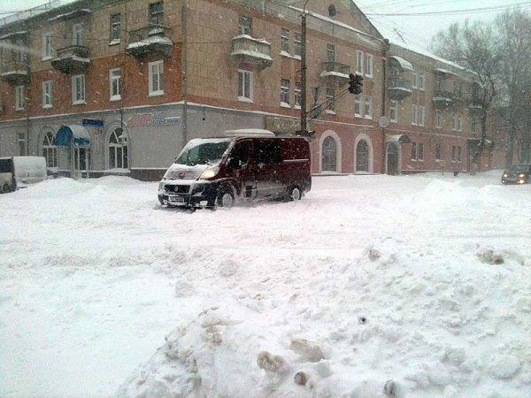 Як замітало Нововолинськ. ФОТО
