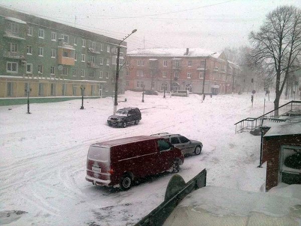 Як замітало Нововолинськ. ФОТО