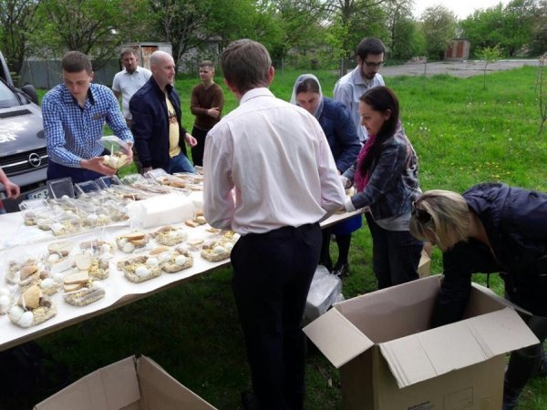 У Луцьку організовують харчування безпритульних. ФОТО