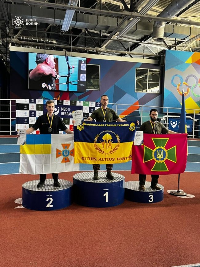 Луцький рятувальник виборов срібло на чемпіонаті України з гирьового спорту