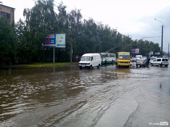 У Луцьку - «потоп» на Конякіна