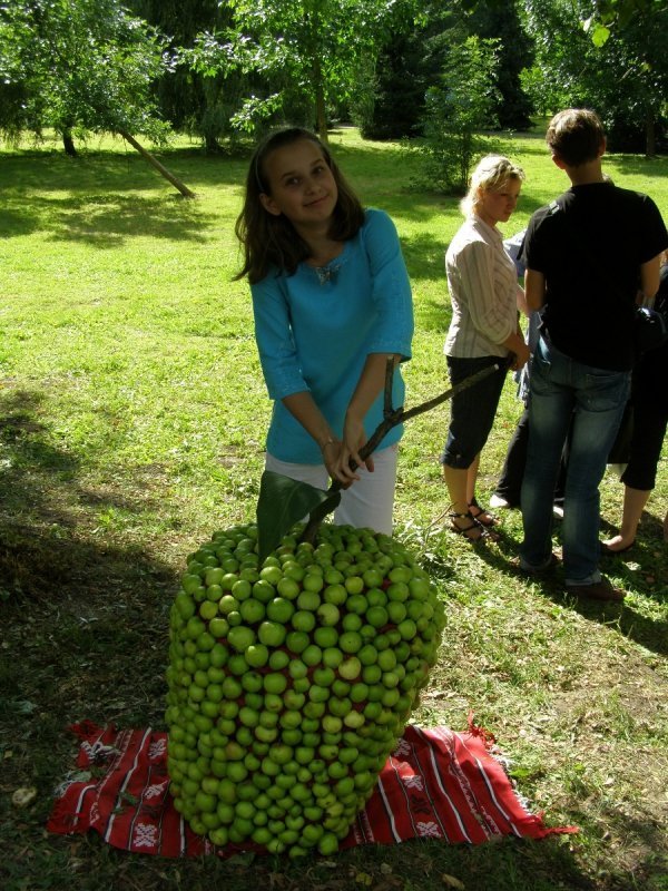 Стартував фотоконкурс: діти, яблука і осінь. ФОТО