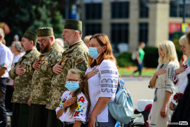 Як у Луцьку відсвяткували 29-ту річницю Незалежності України. ФОТОРЕПОРТАЖ