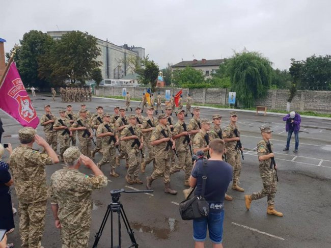 Курсанти луцького «політеху» склали присягу. ФОТО