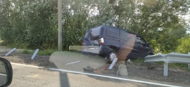 Поблизу Луцька зіткнулись два мікроавтобуси. ФОТО