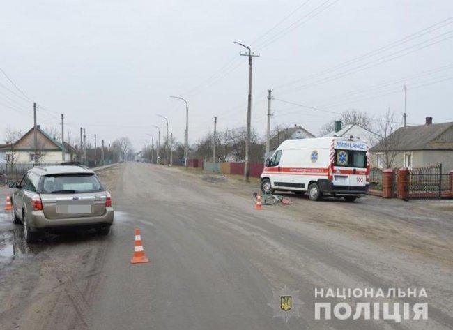 Волинянин за кермом Subaru збив велосипедиста