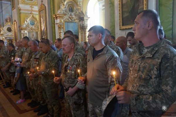 У Луцьку молилися за загиблих воїнів. ФОТО