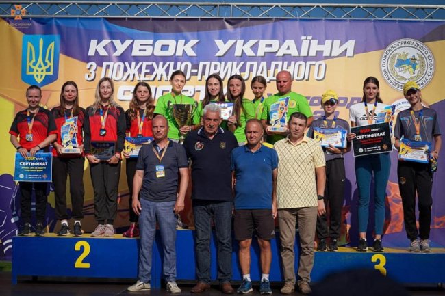 Волинські рятувальники здобули Кубок України з пожежно-прикладного спорту. ФОТО