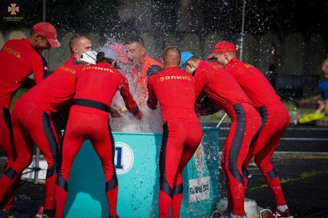 Волинські рятувальники здобули Кубок України з пожежно-прикладного спорту. ФОТО