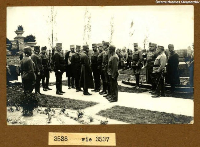 Йосип Фердинанд Тосканський на меморіалі «Pro Patria», 1914-1918 рр.