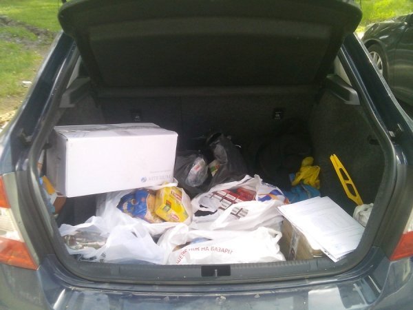 Волонтери прозвітували про другу партію ліків та речей, переданих батальйону «Донбас»