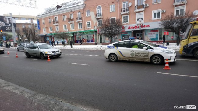 У  Луцьку Volkswagen збив пішохода. ФОТО