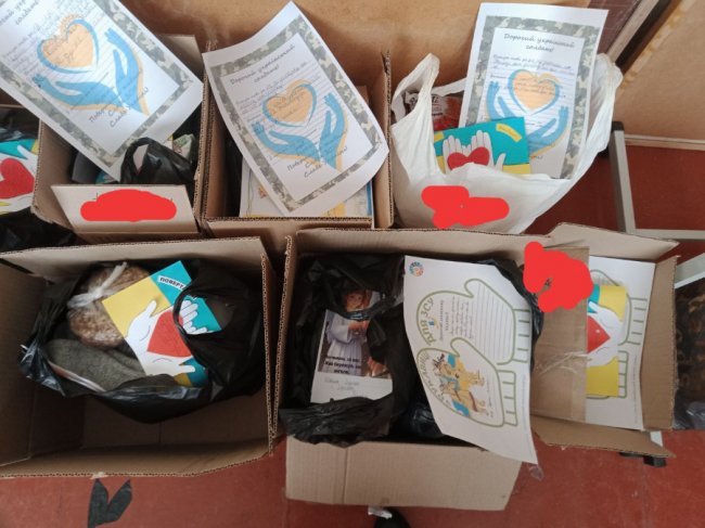 Школярі з Волині відправили воїнам-землякам «коробки тепла». ФОТО