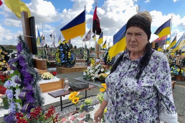 Мама загиблого військовослужбовця Людмила Садовська, Гаразджа, вересень 2026 року. 