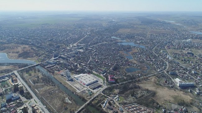 Весняний Луцьк з висоти пташиного польоту. ФОТО