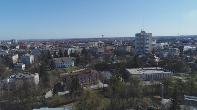Весняний Луцьк з висоти пташиного польоту. ФОТО