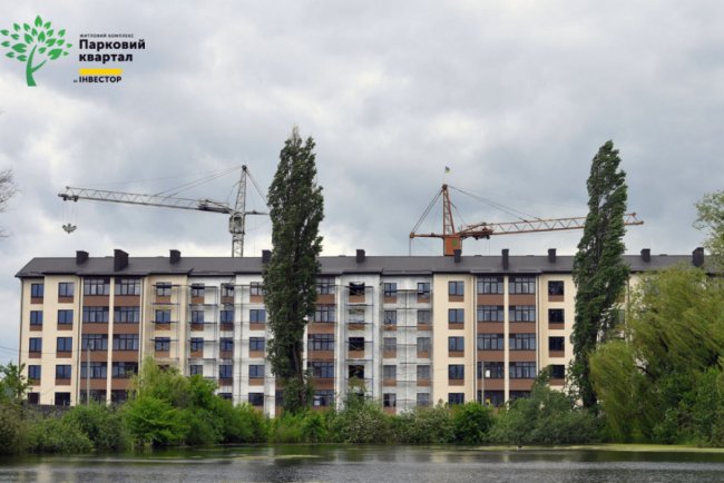 ЖК «Парковий квартал», який у Ковелі зводить «Інвестор», зазеленів. ФОТО