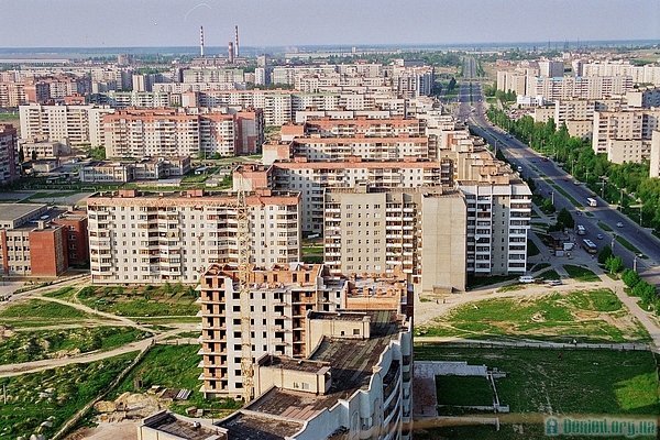 Луцьк 1990-х з висоти польоту птаха. ФОТО