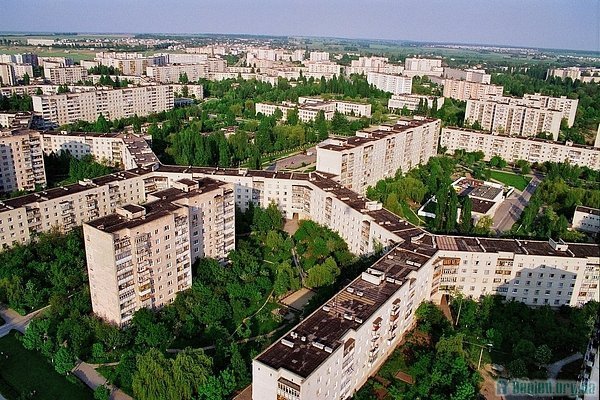 Луцьк 1990-х з висоти польоту птаха. ФОТО