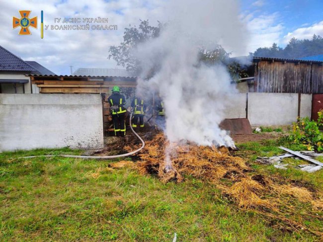 У Луцьку на проспекті Волі горіло кафе