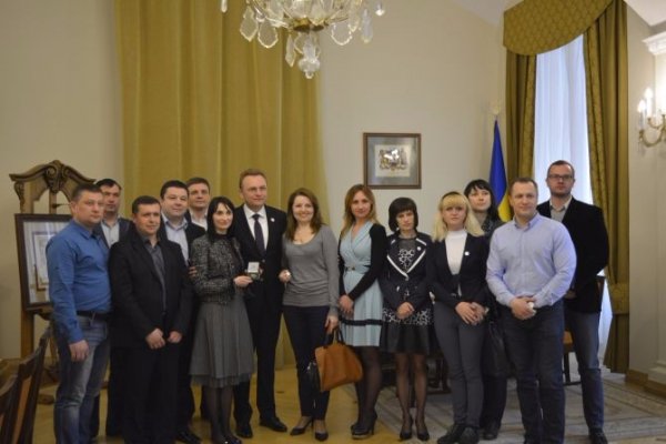 Луцькі депутати побували в гостях у Садового. ФОТО